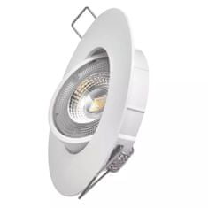 Emos Bílé LED bodové svítidlo 5W s výklopným rámečkem Economy+ Barva světla: Teplá bílá ZD3121