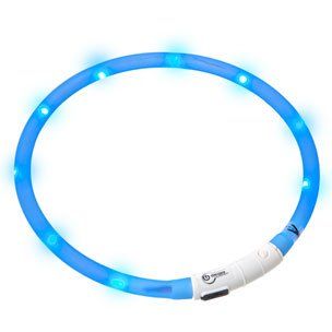 Levně Karlie LED světelný obojek modrý obvod 20-75 cm