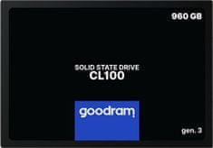 GoodRam CL100 Gen.3, 2,5" - 960GB (SSDPR-CL100-960-G3)