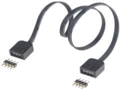 Akasa prodlužovací kabel pro LED pásek (AK-CBLD06-30BK), 30cm