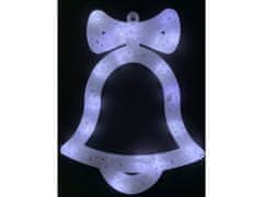 commshop Svítící LED zvonek - studená bílá (29 cm)