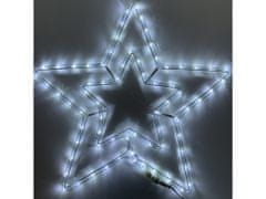 commshop Vánoční LED dekorace - Hvězda 54 cm Svítí teple/bliká studeně