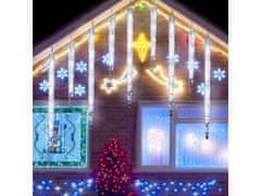 commshop Vánoční LED osvětlení kapající rampouchy - studená bílá (42 cm)