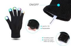 CoolCeny Párty Gloves - Rukavice s LED špičkami