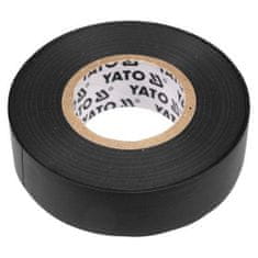 YATO Páska izolační, 19 x 0,13 mm, délka 20 m, černá