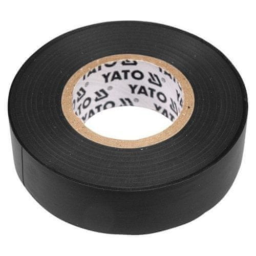 YATO Páska izolační, 15 x 0,13 mm, délka 20 m, černá