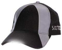 SIXTOL Reflexní kšiltovka s LED světlem B-CAP SAFETY 25lm, nabíjecí, USB, uni velikost, černá