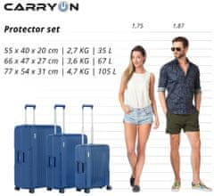 CARRY ON Střední kufr Protector Blue
