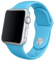 SAMURRAI silikonový řemínek na Apple Watch - Světle modrý - 42 / 44 mm