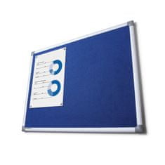 Jansen Display Textilní tabule SCRITTO, modrá, 450x600mm