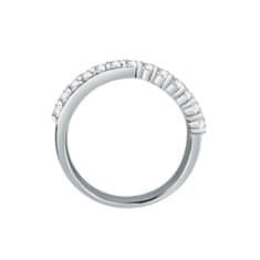 Morellato Elegantní stříbrný prsten se zirkony Scintille SAQF151 (Obvod 52 mm)