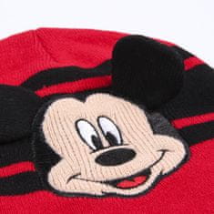 Grooters Zimní dětská čepice Mickey Mouse červená