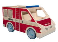 Mašek Velké dřevěné hasičské auto