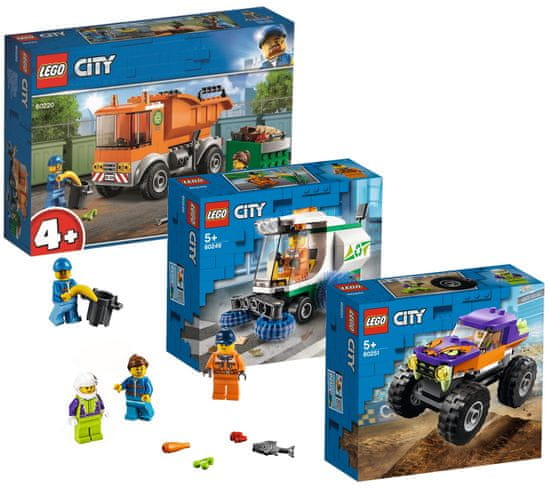 LEGO City Great Vehicles 66686 Výhodné balení 3v1