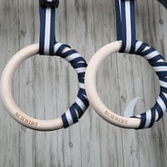 IRONLIFE Gymnastické kruhy SCHMIDT Gym Wood Ring - Set (dřevo)
