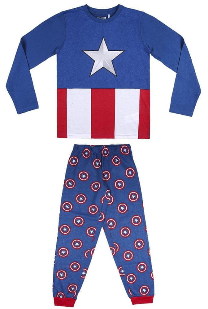 Disney chlapecké pyžamo Avengers Capitan America 2200007697 140 tmavě modrá
