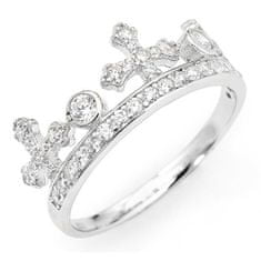 Amen Originální stříbrný prsten se zirkony Crowns AC1 (Obvod 52 mm)