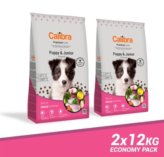 Calibra Dog Premium Line Puppy&Junior 12kg