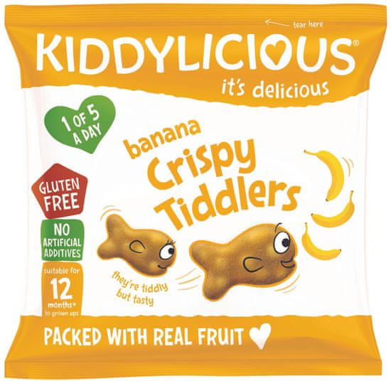 Kiddylicious rybičky křupavé banánové (9x12g)