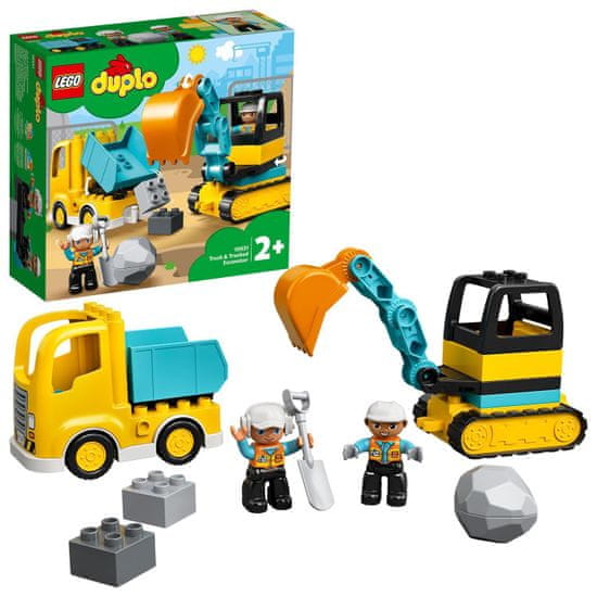 LEGO DUPLO® Town 10931 Náklaďák a pásový bagr