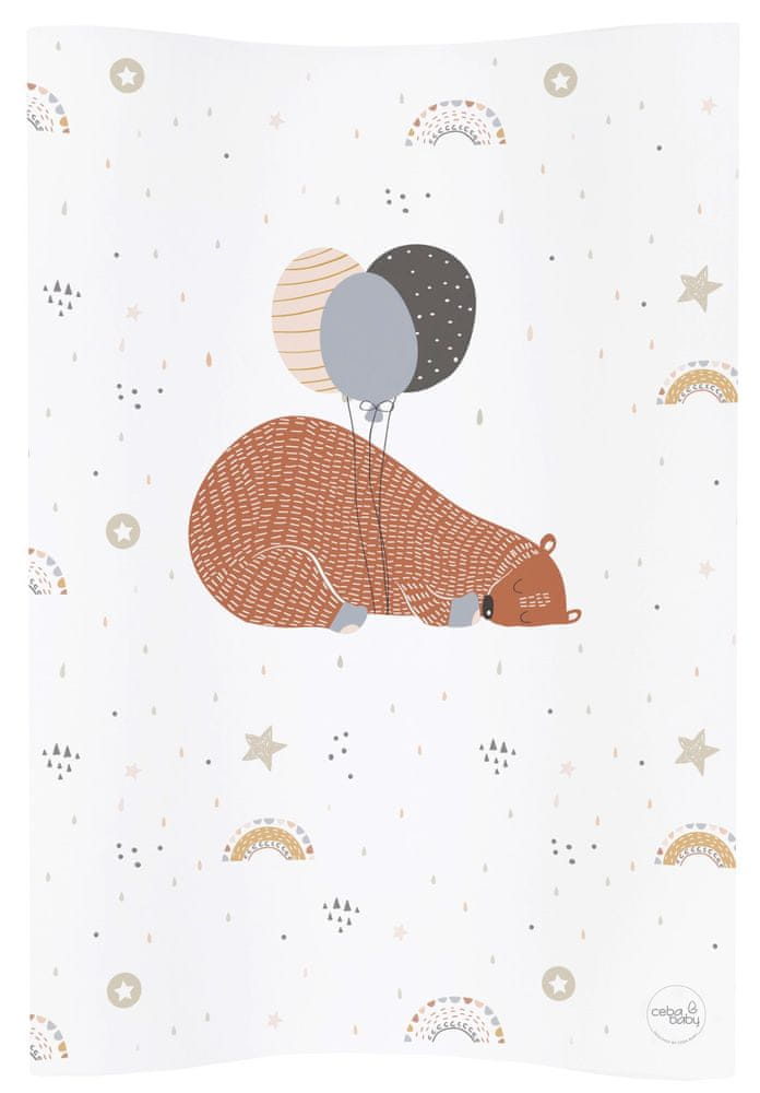 Levně Ceba Baby Podložka přebalovací 2-hranná měkká COSY (50x70) Big Bear