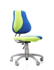 Alba Dětská rostoucí židle FUXO S-line Modrá/zelená
