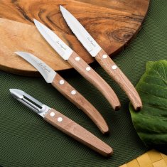 Amefa Sada nožů 4 ks, přírodní dřevo