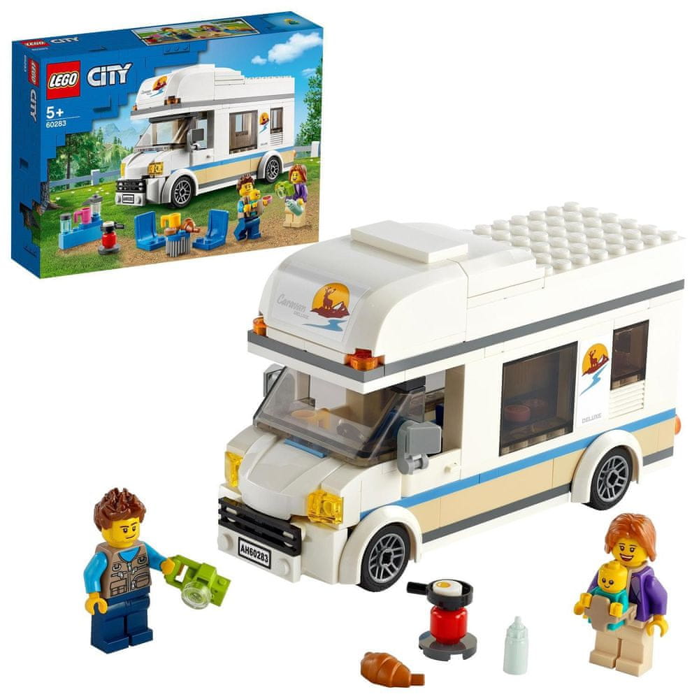 LEGO City Great Vehicles 60283 Prázdninový karavan - rozbaleno