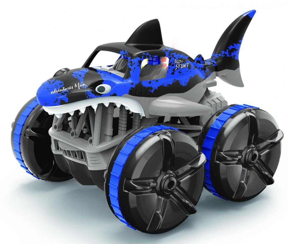 Mac Toys Obojživelné auto žralok - modré