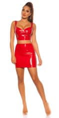 Amiatex Dámská sukně 82687, červená, XL