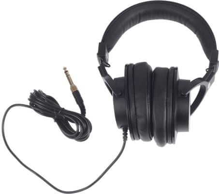 minőségi vezetékes fejhallgató kurzweil HDM1 kiváló hangzás, amely alkalmas hangszeres zenehallgatásra és zenekeverés közbeni monitorozásra