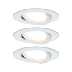 Paulmann PAULMANN Vestavné svítidlo LED Nova kruhové 3x6,5W bílá mat nastavitelné 934.49 P 93449 93449