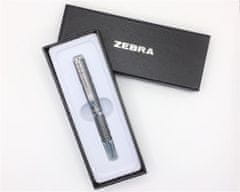 Zebra 82409-24 Kuličkové pero "SL-F1", modrá, 0,24 mm, teleskopické, kovové, šedé tělo