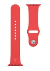 Tactical 498 Silikonový Řemínek pro Apple Watch 1/2/3/4/5/6/7/SE 42/44/45mm Red