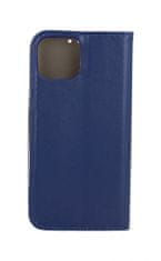 TopQ Pouzdro iPhone 13 mini Smart Magnetic knížkové modré 64556
