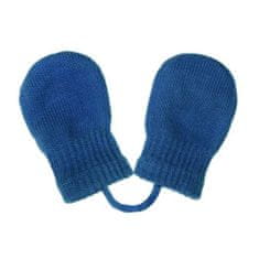 NEW BABY Dětské zimní rukavičky modré - 56 (0-3m)