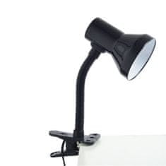 ACA  Retro stolní lampa s klipem PAVLOVA, černá barva
