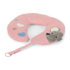 Sterntaler Nákrčník baby myška Mabel 6512001, růžová