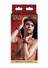 taboom TABOOM Bondage In Luxury Wrist Cuffs (Red)