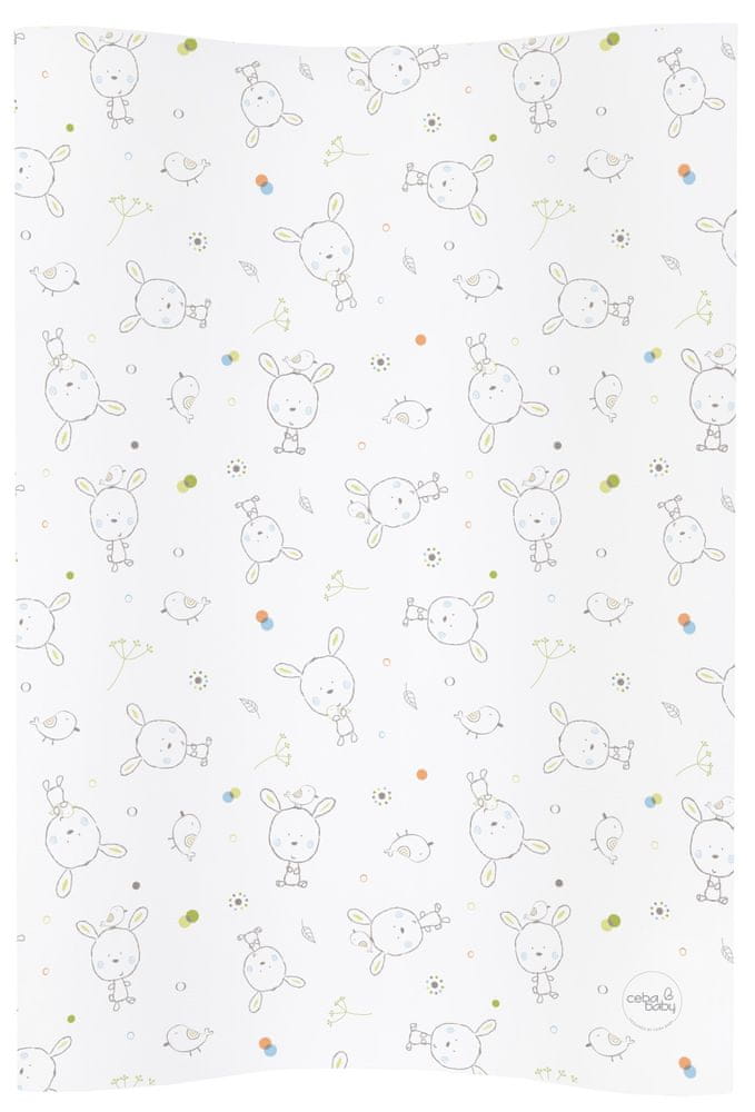 Levně Ceba Baby Podložka přebalovací 2-hranná měkká COSY (50x70) Dream puntíky bílá