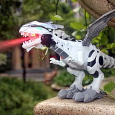 Netscroll Robotický dinosaurus, který rozprašuje vodní mlhu, pohybuje a vydává hlasy, DinoStar