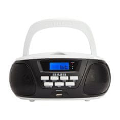 AIWA Boombox Rádio CD/MP3, USB, BT - BBTU-300BW