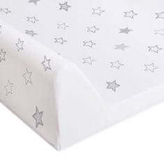 Ceba Baby Podložka přebalovací 2-hranná s pevnou deskou (50x70) Comfort Hvězdy šedá