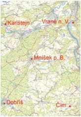 Geodézie On Line Hřebeny 1 : 25 000, turistická mapa