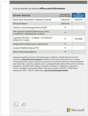 Microsoft Office 2021 pro domácnosti a podnikatele (T5D-03485) - elektronická licence