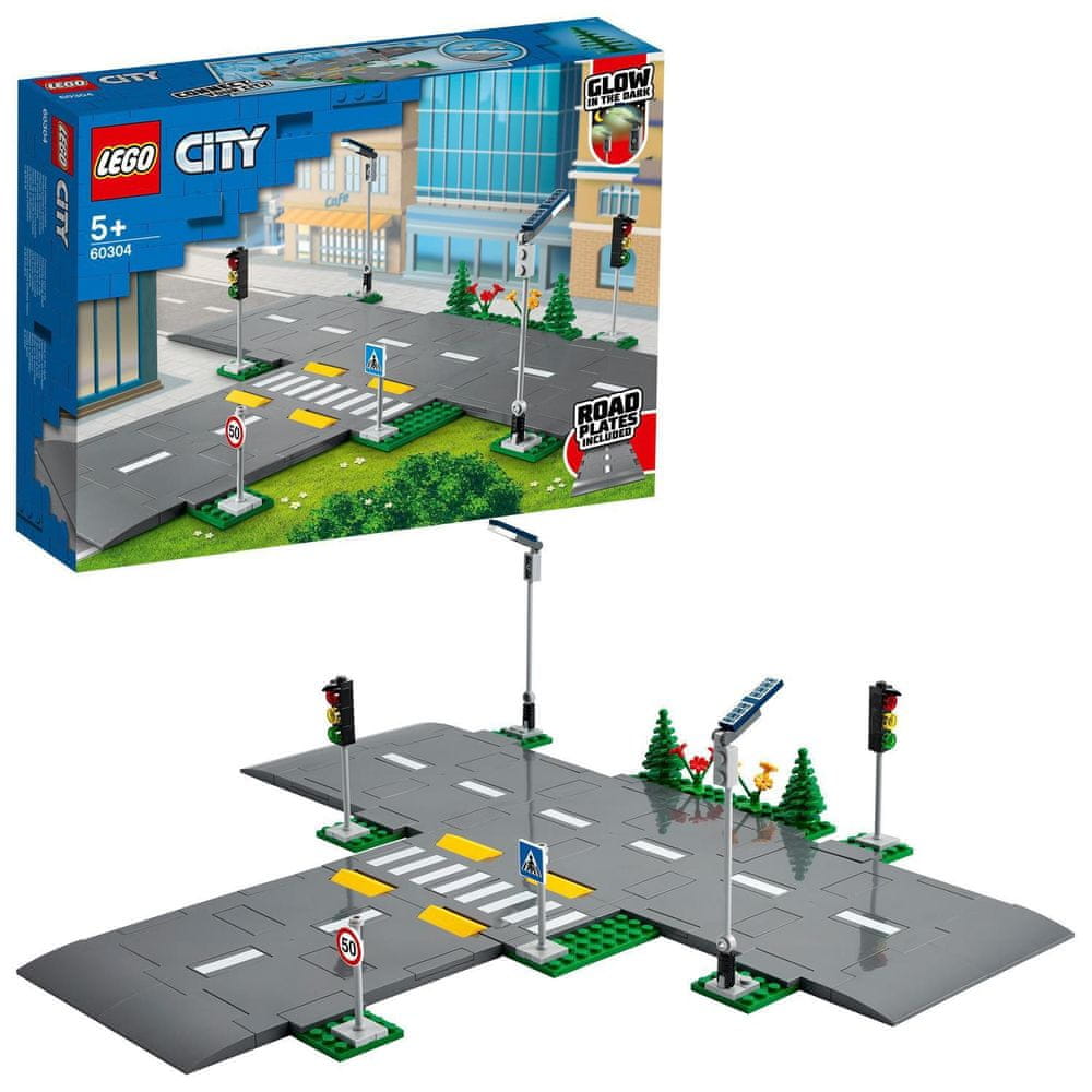 LEGO City 60304 Křižovatka - rozbaleno