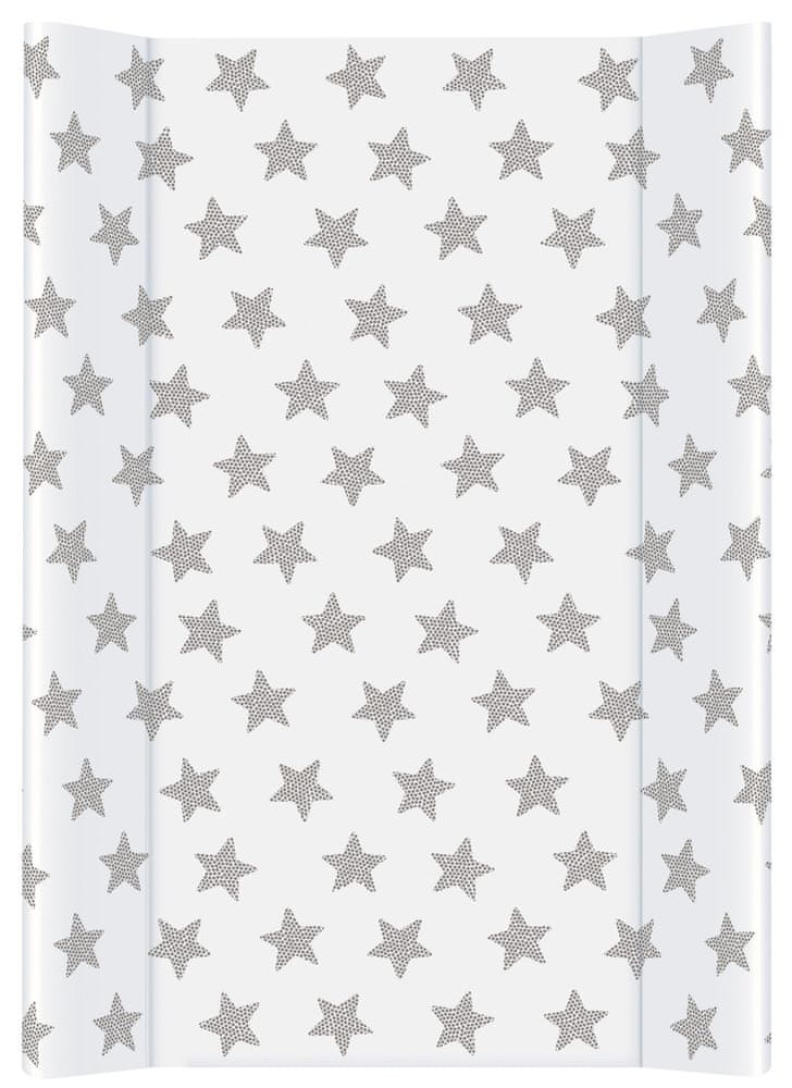 Levně Ceba Baby Podložka přebalovací 2-hranná s pevnou deskou (50x70) Comfort Day & Night Hvězdičky
