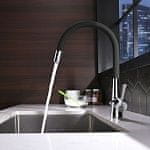 LEMARK Kuchyňský faucet, s flexibilním výtokem, s připojením k filtru pitné vody, chrom, LM3075C "COMFORT" (záruka 10 roky )