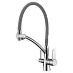 LEMARK Kuchyňský faucet s přídavným připojením k filtru pitné vody, chrom, LM3071C-šedý „COMFORT“ (záruka 10roky )
