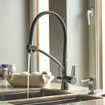 LEMARK Kuchyňský faucet s přídavným připojením k filtru pitné vody, chrom, LM3071C-šedý „COMFORT“ (záruka 10roky )